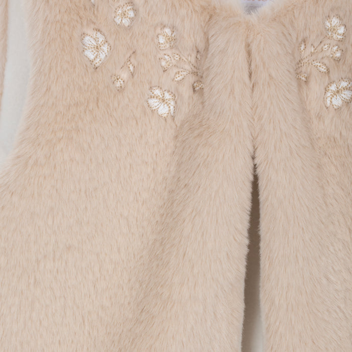 Patachou - Beige fur vest