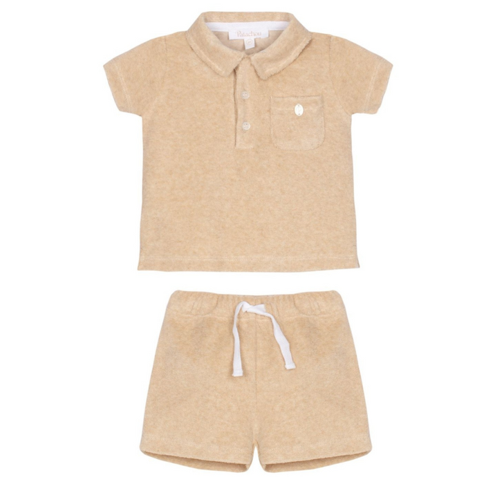 Patachou - Beige jersey set