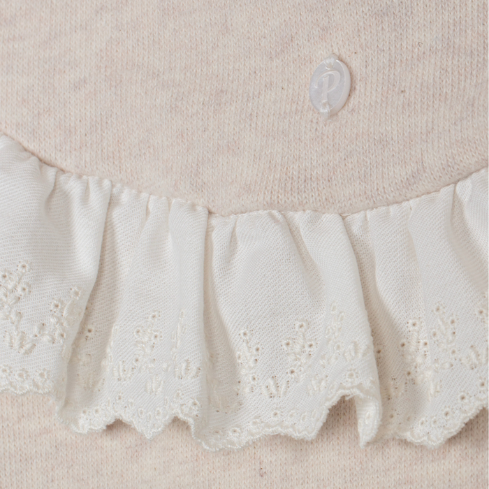 Patachou - Setje in beige met kraagje