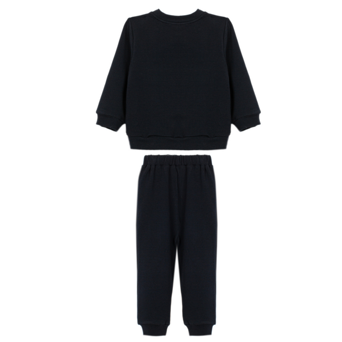 Patachou - Boy set Knit met beer - Marine