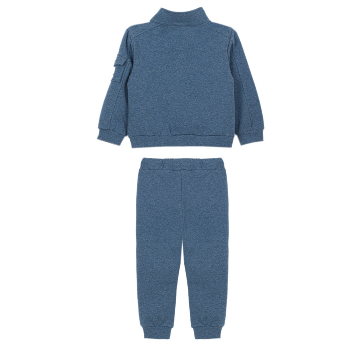 Patachou - Boy set Knit - Indigo Blue