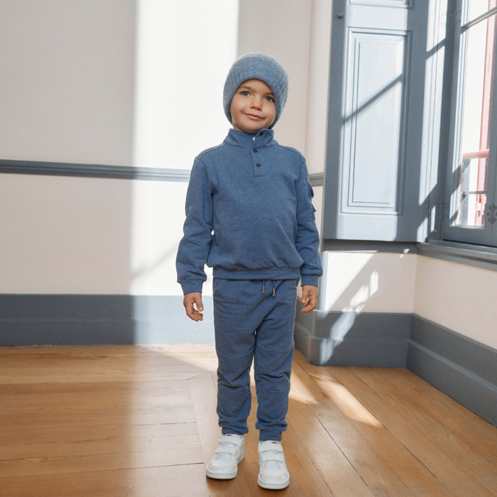 Patachou - Boy set Knit - Indigo Blue