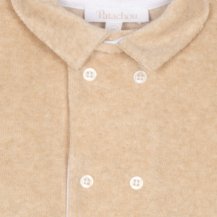 Patachou - Babypakje met korte mouwen - Beige