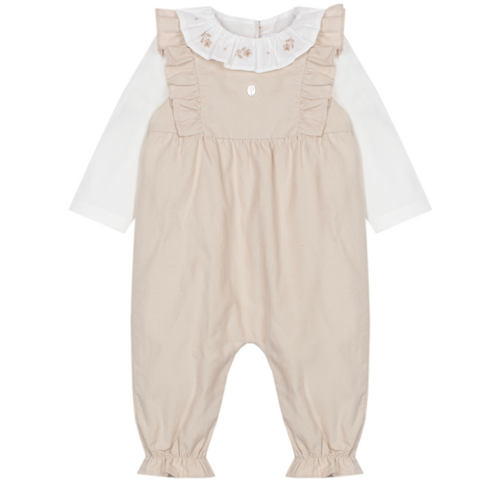 Patachou - Set van romper met body beige