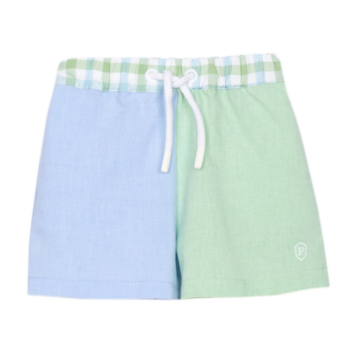 Patachou - Set van T-shirt met pet in vichy + Short