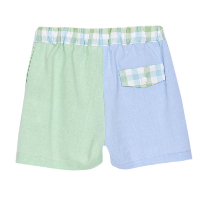 Patachou - Set van T-shirt met pet in vichy + Short