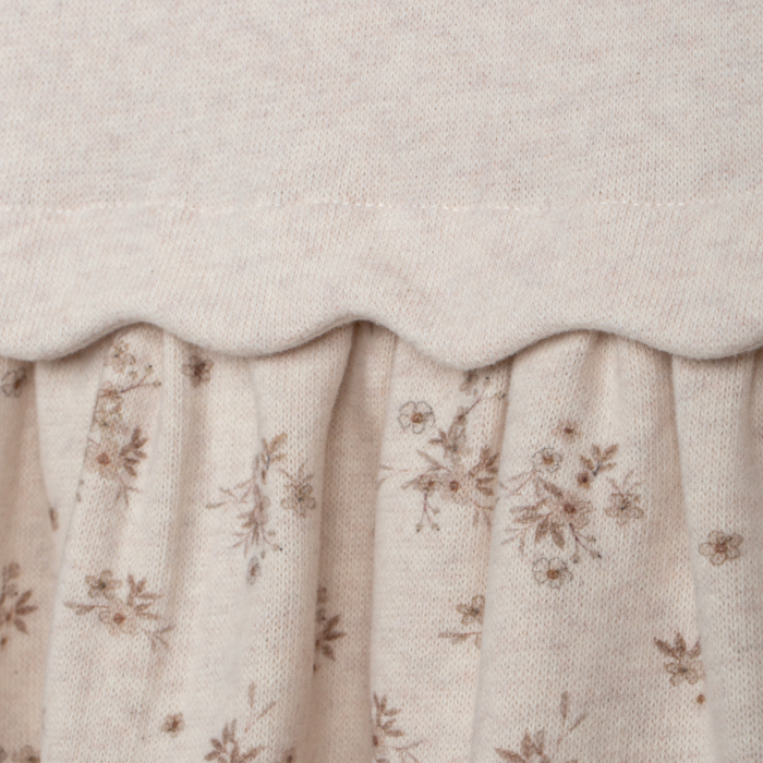 Patachou - Girl dress knit - Beige melange