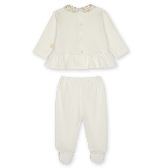 Baby Gi - 2-delig babypakje met bloemendetail