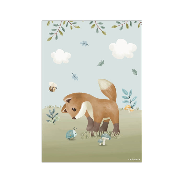 Little Dutch - Poster Forest Friends  - A3 - A3