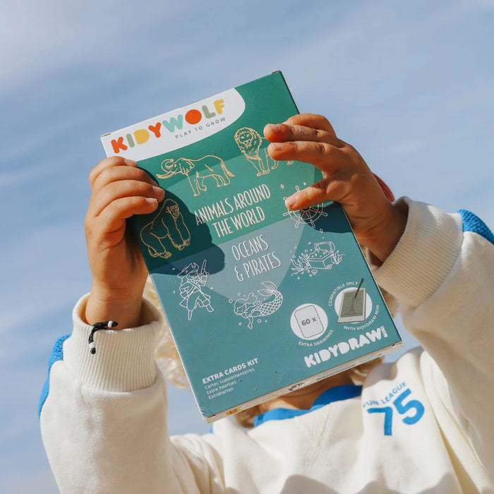 Kidywolf - KIDYDRAW-MINI - Refill - DIEREN, OCEANEN & PIRATEN