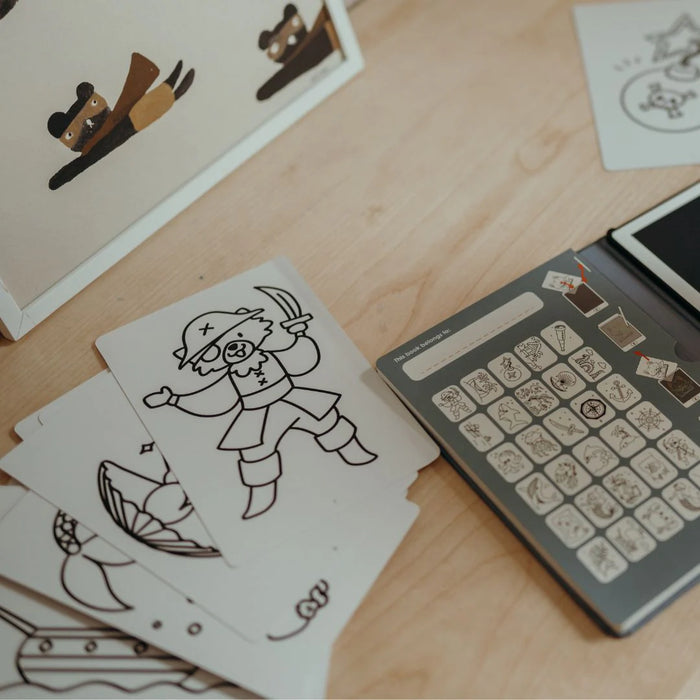 Kidywolf - KIDYDRAW-MINI - Refill - DIEREN, OCEANEN & PIRATEN