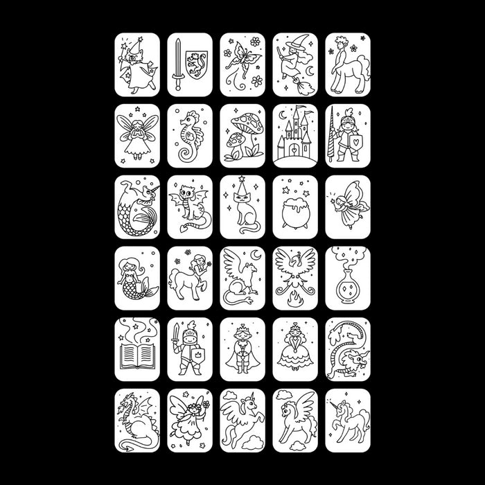 Kidywolf - KIDYDRAW-MINI - Refill - Once upon a time... en dieren