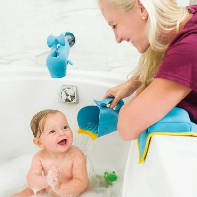 Skip Hop - Moby Waterfall Bath Rinser - Blue