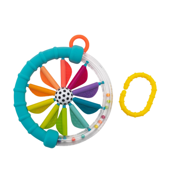 Sassy - Cascading Colors Ring Rattle