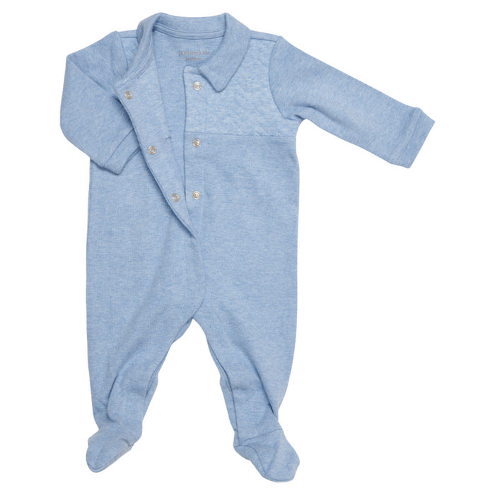 Poetree - Babypakje Chevron Denim Blue