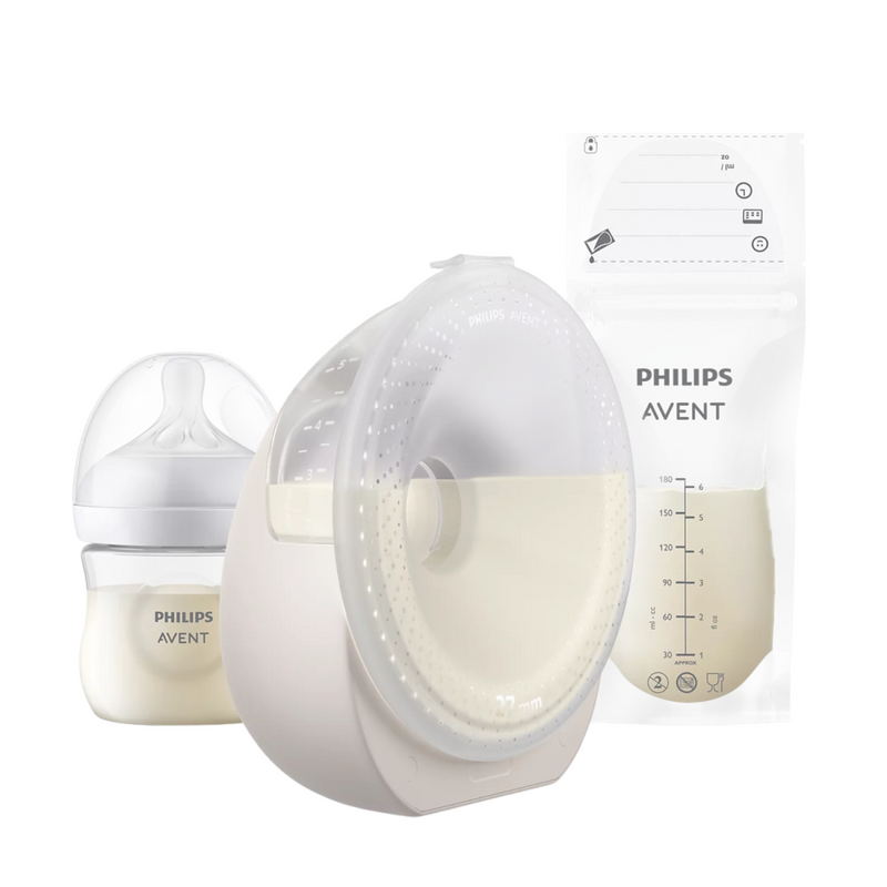 Avent - Natural Care Handsfree Wearable Borstkolf + gratis multi teat pack