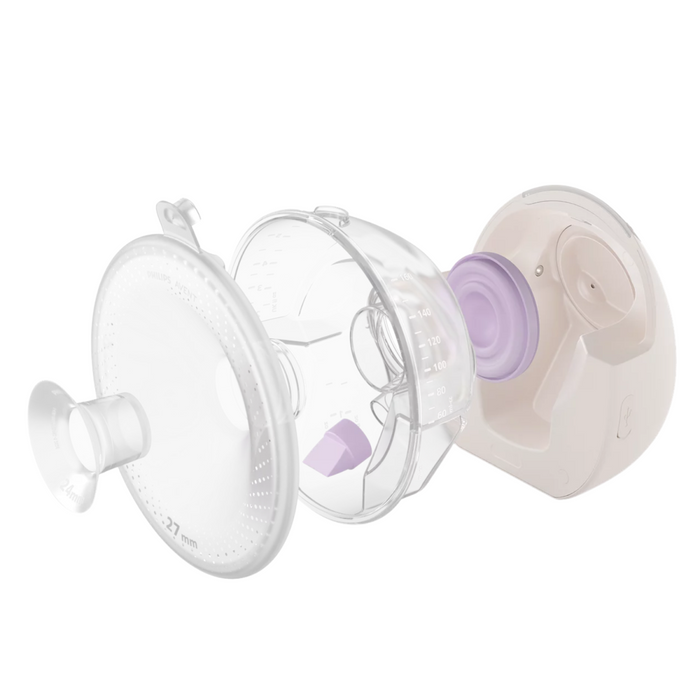Avent - Natural Care Handsfree Wearable Borstkolf + gratis multi teat pack