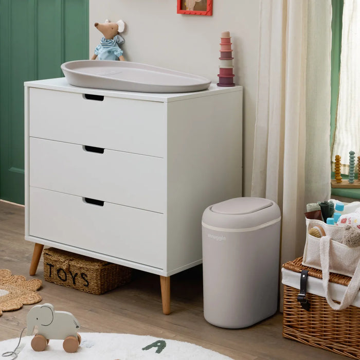 Shnuggle -  Nappy Bin - Taupe