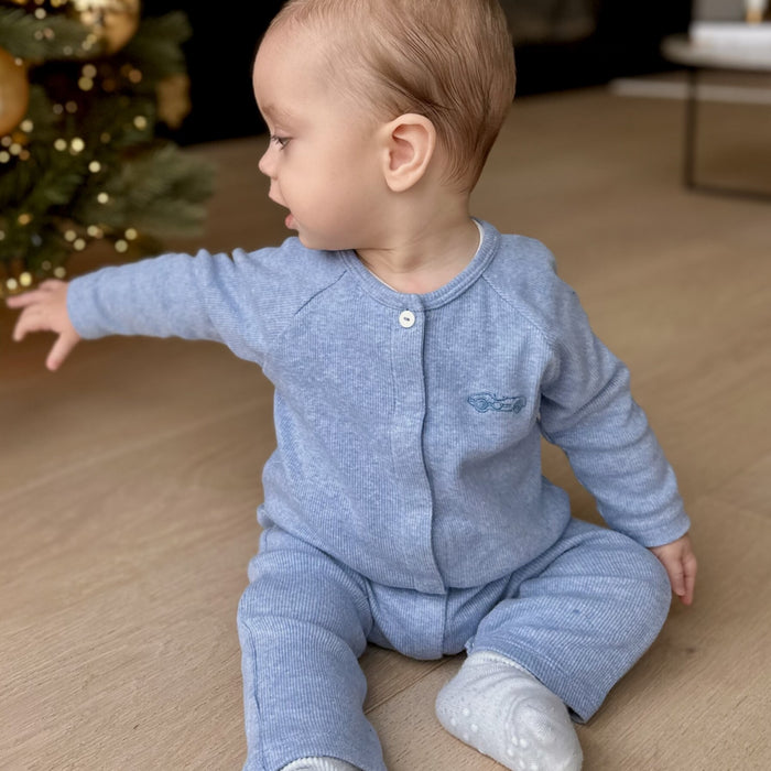 Poetree - Baby suit Ollie Denim Blue