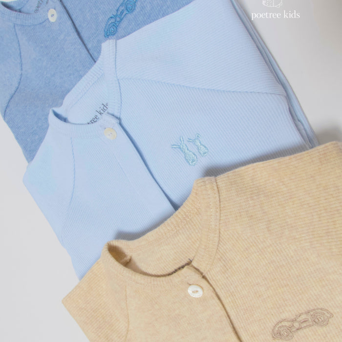 Poetree - Baby suit Ollie Denim Blue