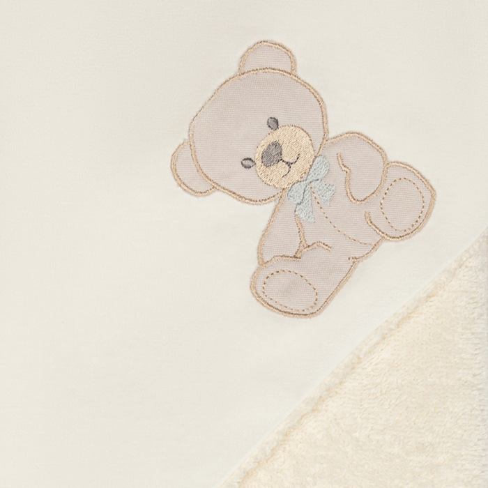Baby Gi - Bathtowel Sweet Teddy - Ivory