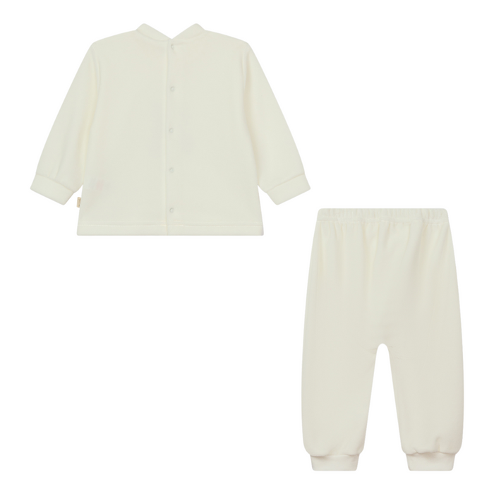 Baby Gi - 2delige pyjama Sweet Teddy - Ivory