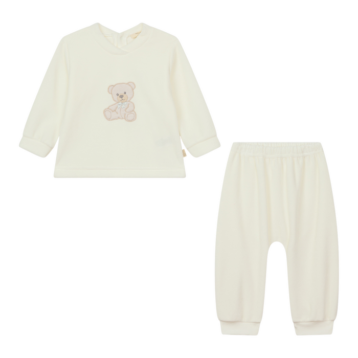 Baby Gi - 2delige pyjama Sweet Teddy - Ivory