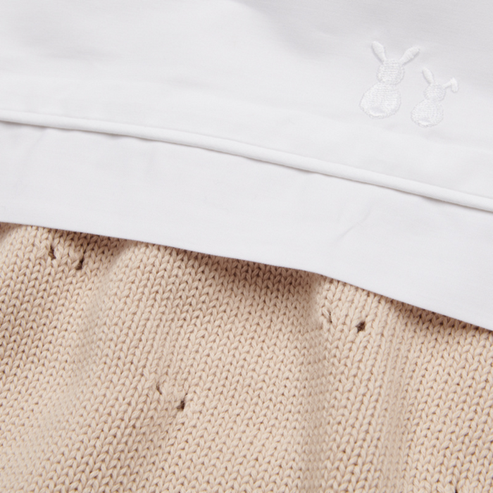 Poetree - Saint Tropez Wiegdeken 100& Katoen - Camel