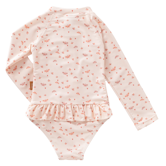 Fresk - UV suit longsleeve girls Butterflies