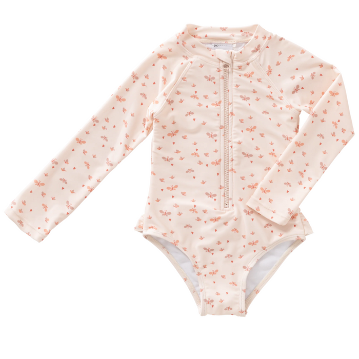 Fresk - UV suit longsleeve girls Butterflies