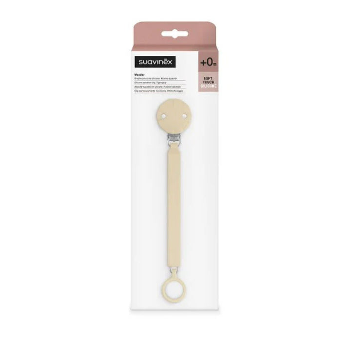 Suavinex -    SX - WONDER - SOOTHER CLIP - WHITECAP GRAY