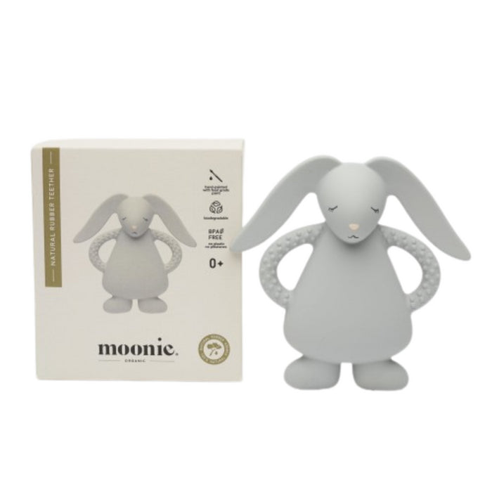 Moonie -  Teether Bunny Silver