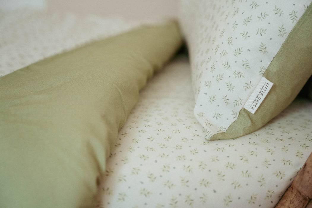 Little Dutch - Hoeslaken wieg Blueberry Leaves - 40x80cm