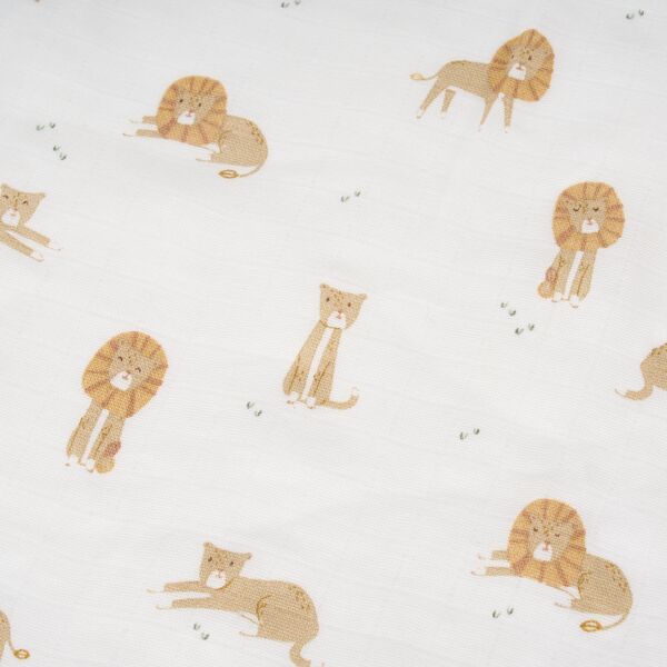 Little Dutch - Hoeslaken 90x200 - Safari Leo
