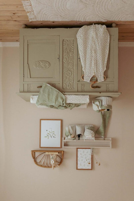 Little Dutch - Slaapzak zomer hydrofiel 90 cm Blueberry Leaves - 90cm