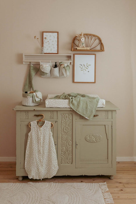 Little Dutch - Slaapzak zomer hydrofiel 110 cm Blueberry Leaves - 110cm