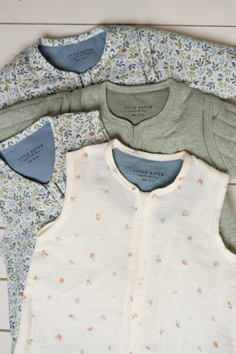 Little Dutch - Slaapzak zomer hydrofiel 90 cm Forest Treasures - 90cm