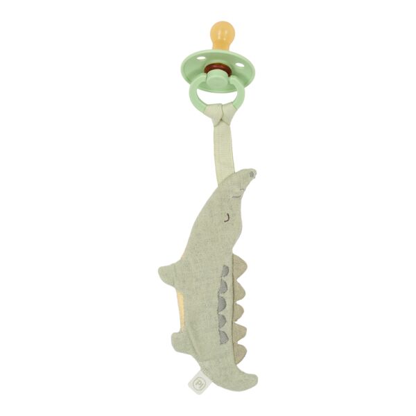 Little Dutch - Speendoekje Krokodil - Groen