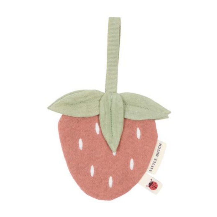 Little Dutch - Speendoekje hydrofiel Aardbei - 10x10cm