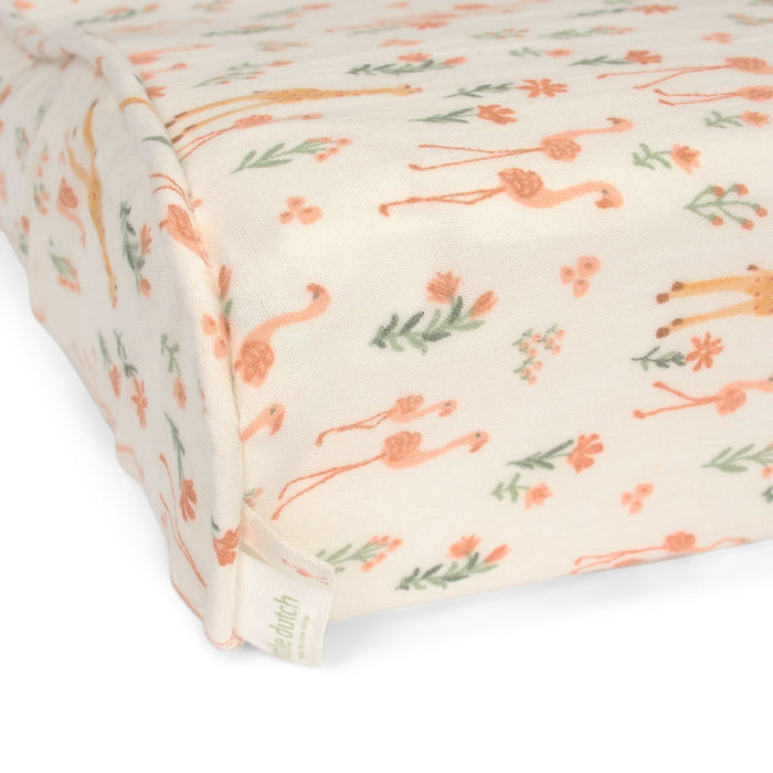 Little Dutch - Aankleedkussenhoes -  Blooming Safari