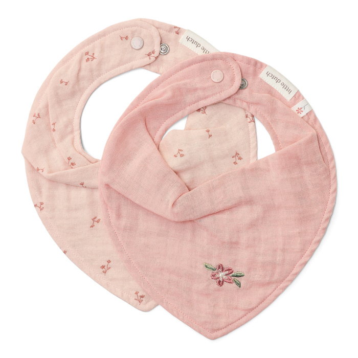 Little Dutch - 2-pack bandana slab - Roze - Essentials