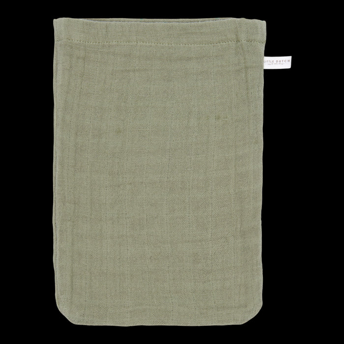 Little Dutch - Washandjes set hydrofiel Little Farm / Olive