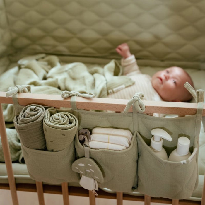 Little Dutch - Swaddle doeken hydrofiel 70x70 - Pure sage print