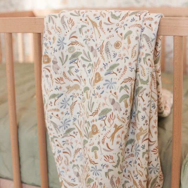 Little Dutch - Swaddle - 120x120 - Safari Wonders