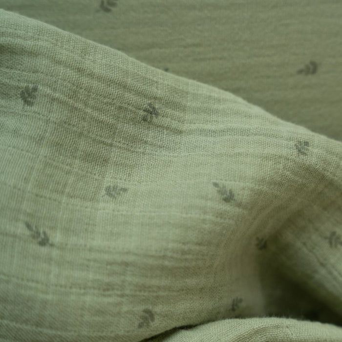 Little Dutch - Swaddle doek hydrofiel 120x120 - Pure soft Sage print