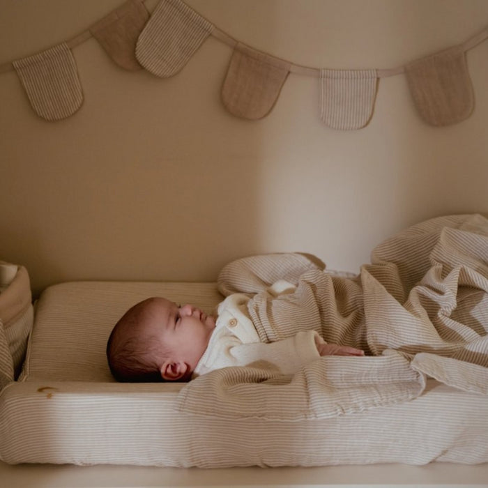 Little Dutch - Swaddle doek hydrofiel 120x120 - Pure soft beige