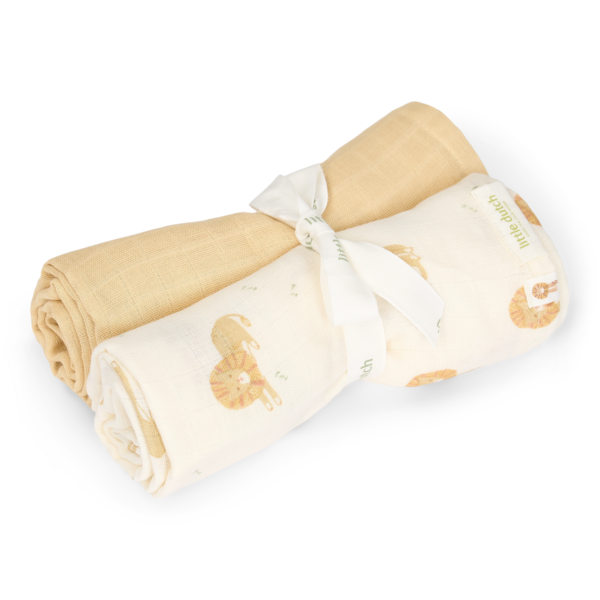 Little Dutch - Swaddle - 120x120 cm - Safari Leo