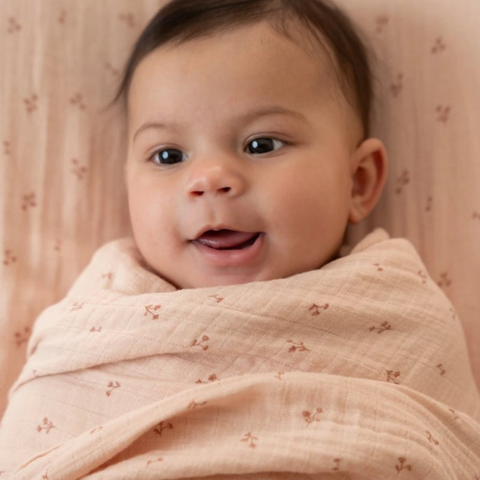 Little Dutch - Swaddle doek hydrofiel 120x120 - Pure Blossom