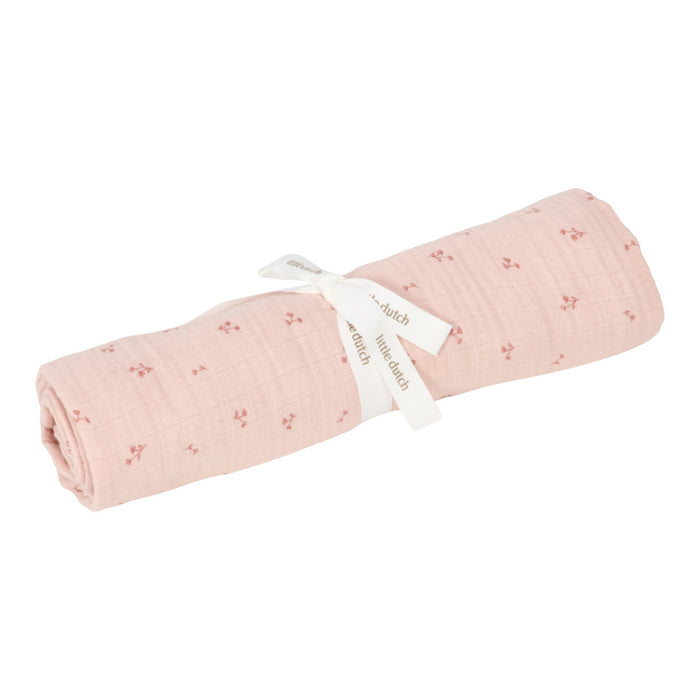 Little Dutch - Swaddle doek hydrofiel 120x120 - Pure Blossom