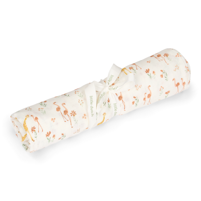 Little Dutch - Swaddle - 120x120 - Blooming Safari